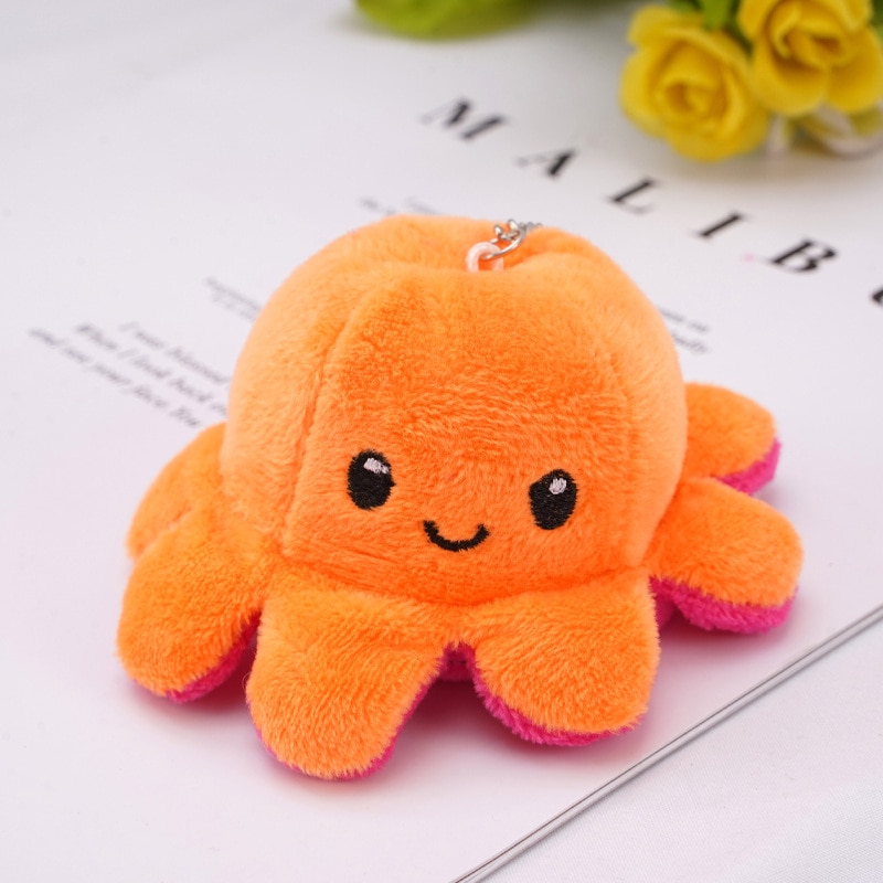 Cute Reversible Octopus Keychain Cute Reversible Octopus Keychain