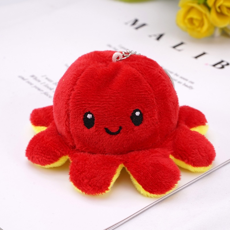 Cute Reversible Octopus Keychain Cute Reversible Octopus Keychain