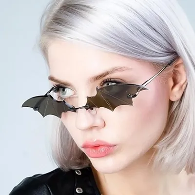 Cute Rimless Bat Wings Sunglasses Cute Rimless Bat Wings Sunglasses