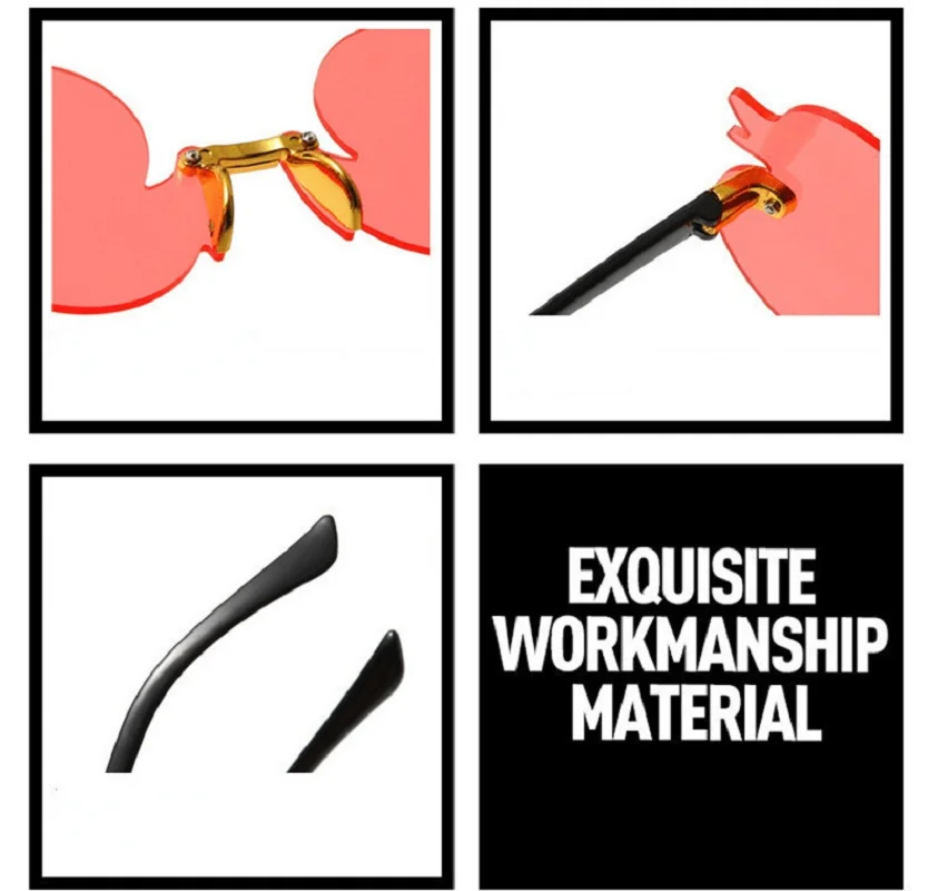 Cute Rimless Duck Sunglasses