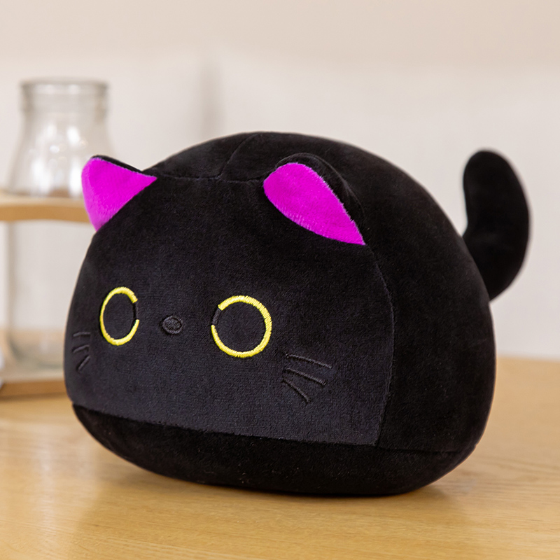 Cute Round Black Cat Plush Cute Round Black Cat Plush