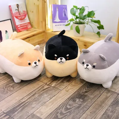 Cute Shiba Inu Dog Plush Toy Stuffed Soft Animal Corgi Chai Pillow Christmas Gift for Kids Kawaii Valentine Present Cute Shiba Inu Dog Plush Toy Stuffed Soft Animal Corgi Chai Pillow Christmas Gift for Kids Kawaii Valentine Present