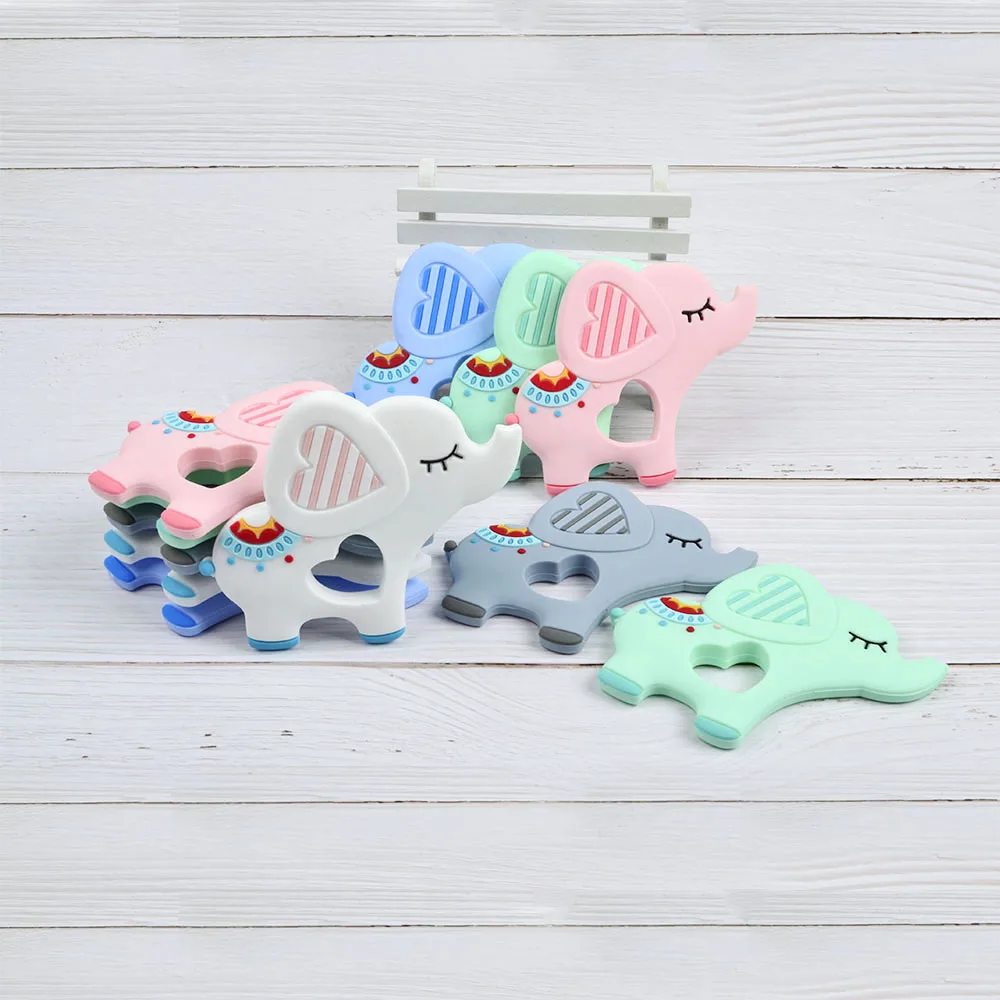Cute Silicone Elephant Teether
