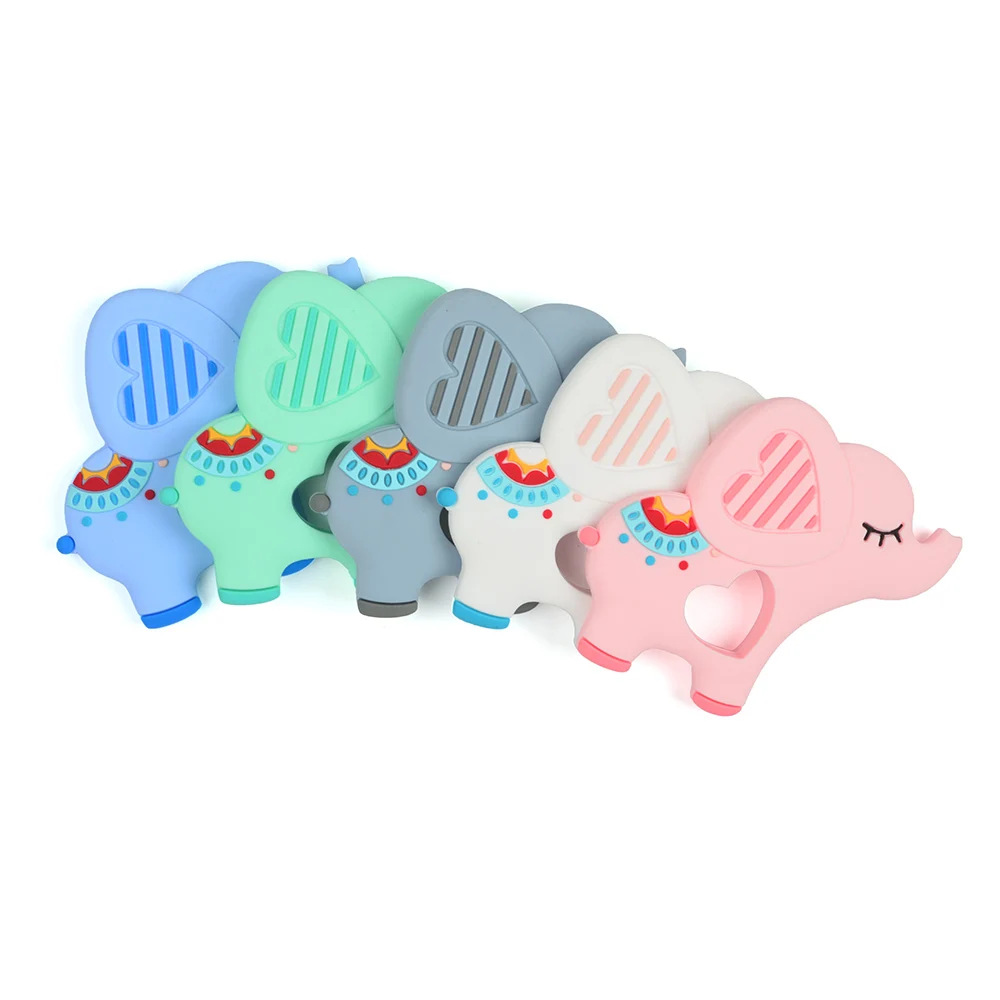 Cute Silicone Elephant Teether