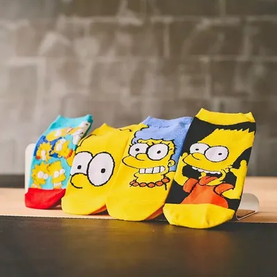 Cute Socks Simpsons Design Cute Socks Simpsons Design