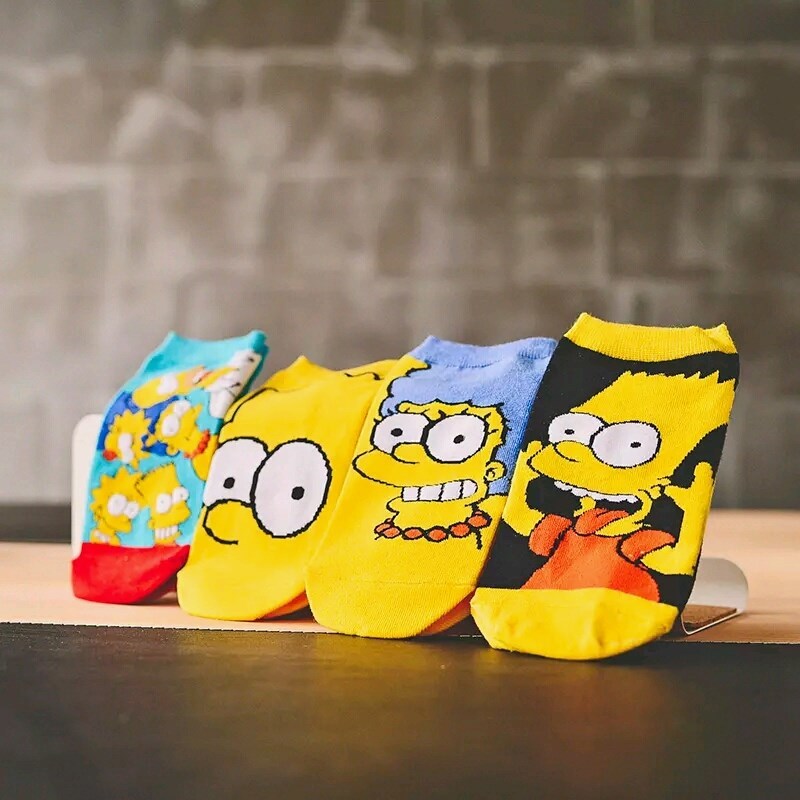 Cute Socks Simpsons Design Cute Socks Simpsons Design