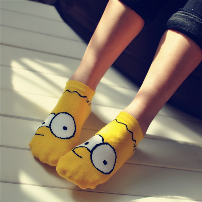Cute Socks Simpsons Design Cute Socks Simpsons Design