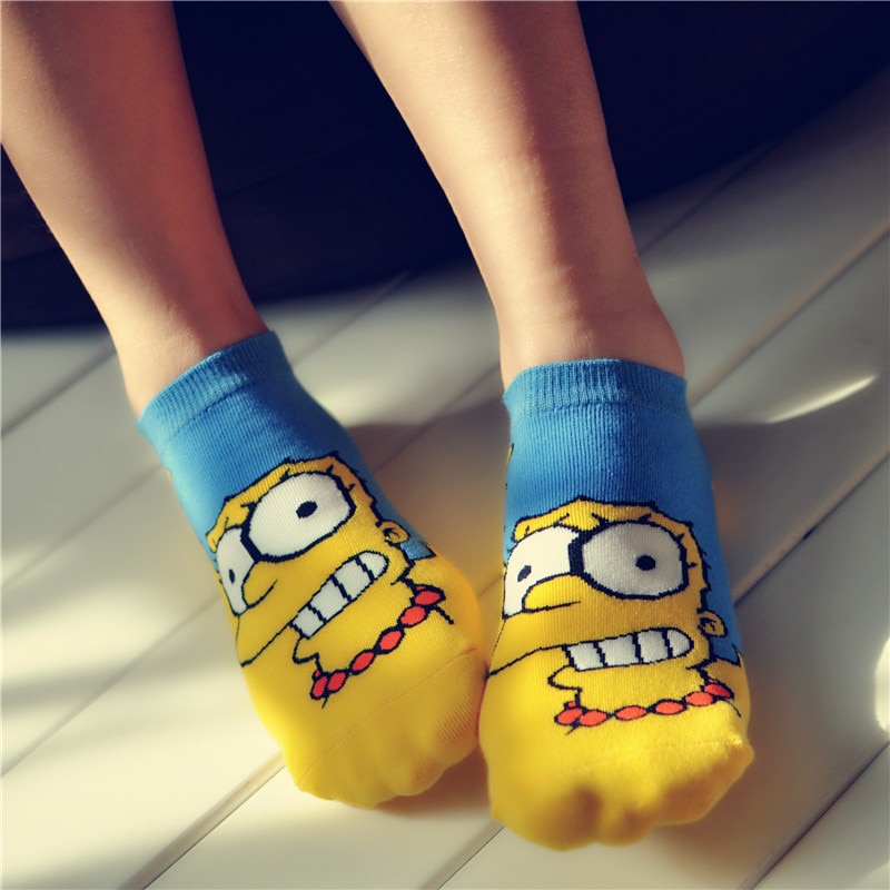 Cute Socks Simpsons Design Cute Socks Simpsons Design