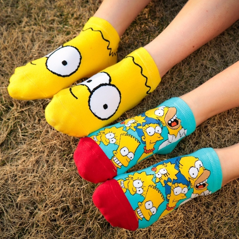 Cute Socks Simpsons Design Cute Socks Simpsons Design