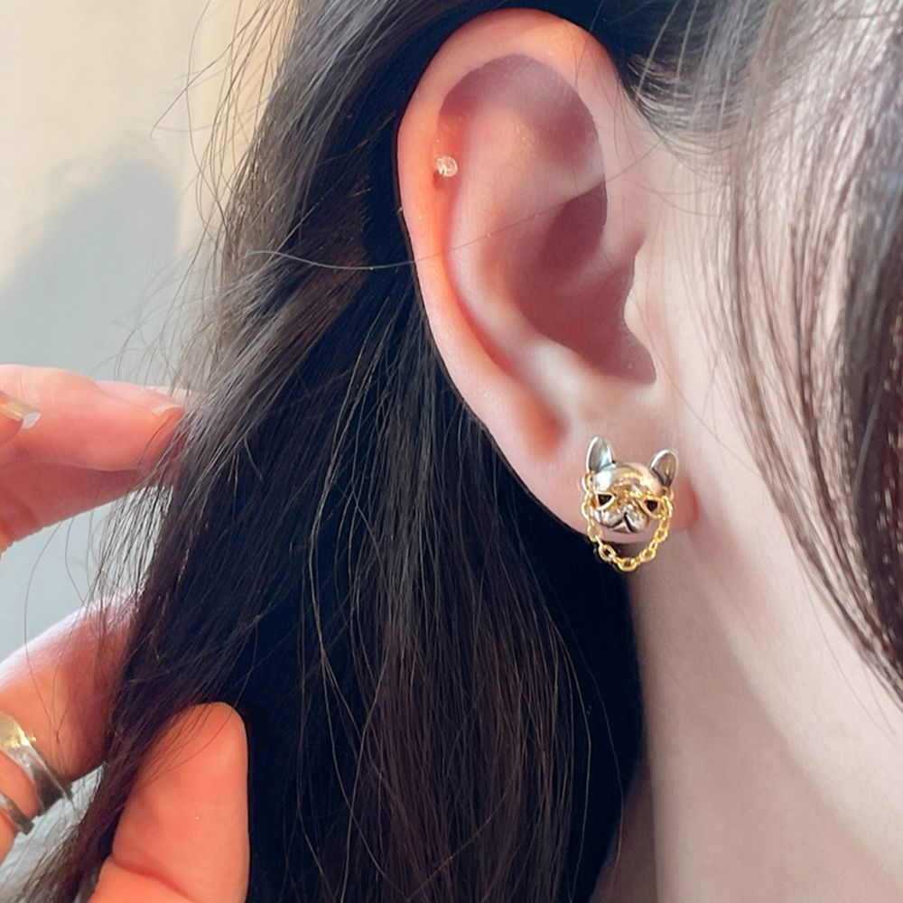 Cute Stud French Bulldog Earrings Cute Stud French Bulldog Earrings