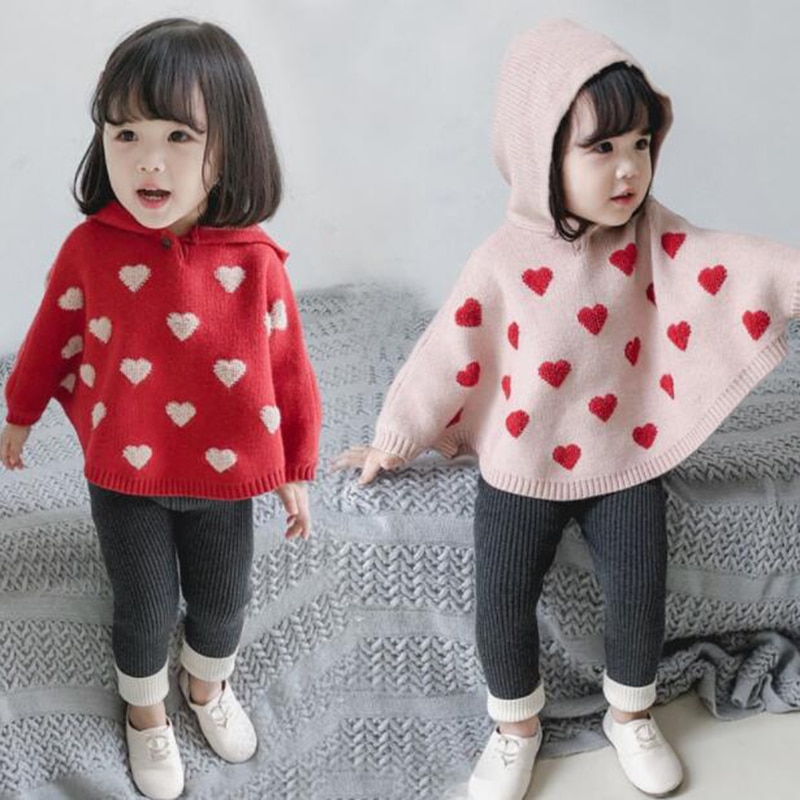 Cute Sweater For Girls Heart Pattern Cute Sweater For Girls Heart Pattern