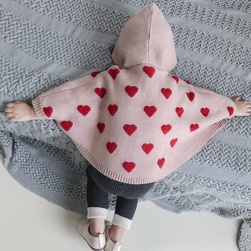 Cute Sweater For Girls Heart Pattern Cute Sweater For Girls Heart Pattern
