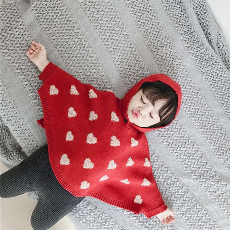 Cute Sweater For Girls Heart Pattern Cute Sweater For Girls Heart Pattern