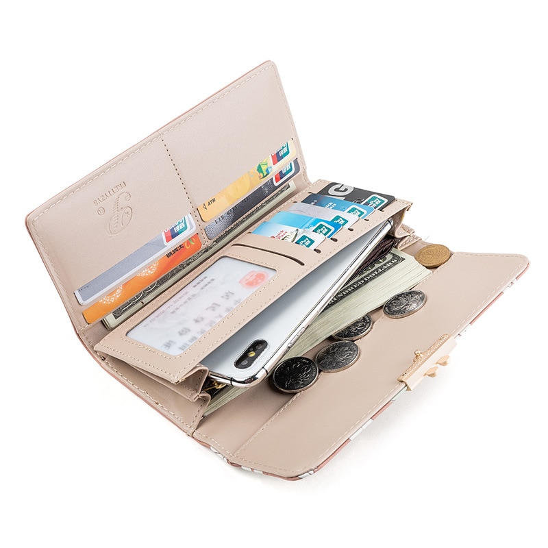 Cute Wallet For Women Long Leather Wallet Cute Wallet For Women Long Leather Wallet