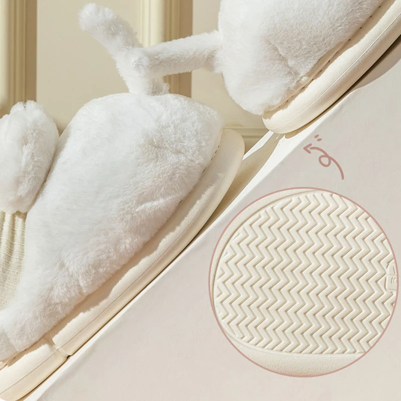 Cute Winter Cat Fuzzy Slippers Cute Winter Cat Fuzzy Slippers