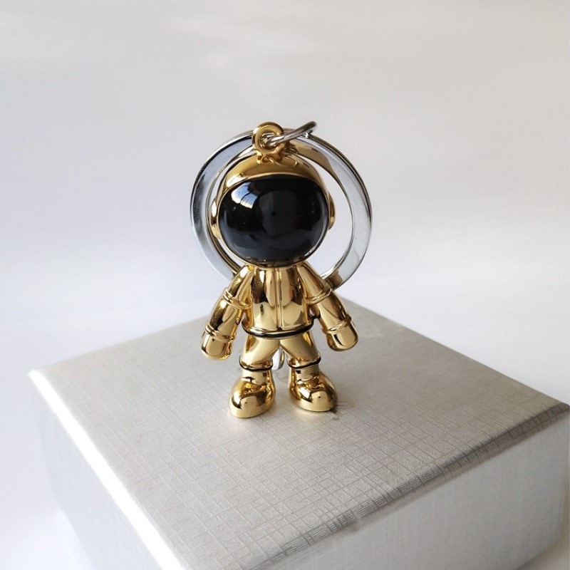 Cute Zinc Alloy Astronaut Keychain