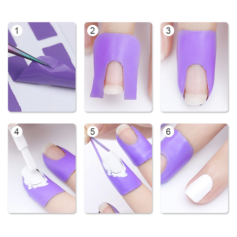 Cuticle Protection Latex Nail Barriers (10 pcs)