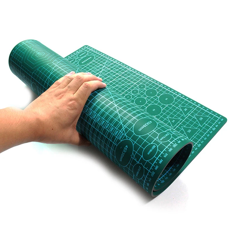 Cutting Mat PVC Table Pad Anti Cutting Double-Sided Carving Student DIY Process Self-Healing Pad
