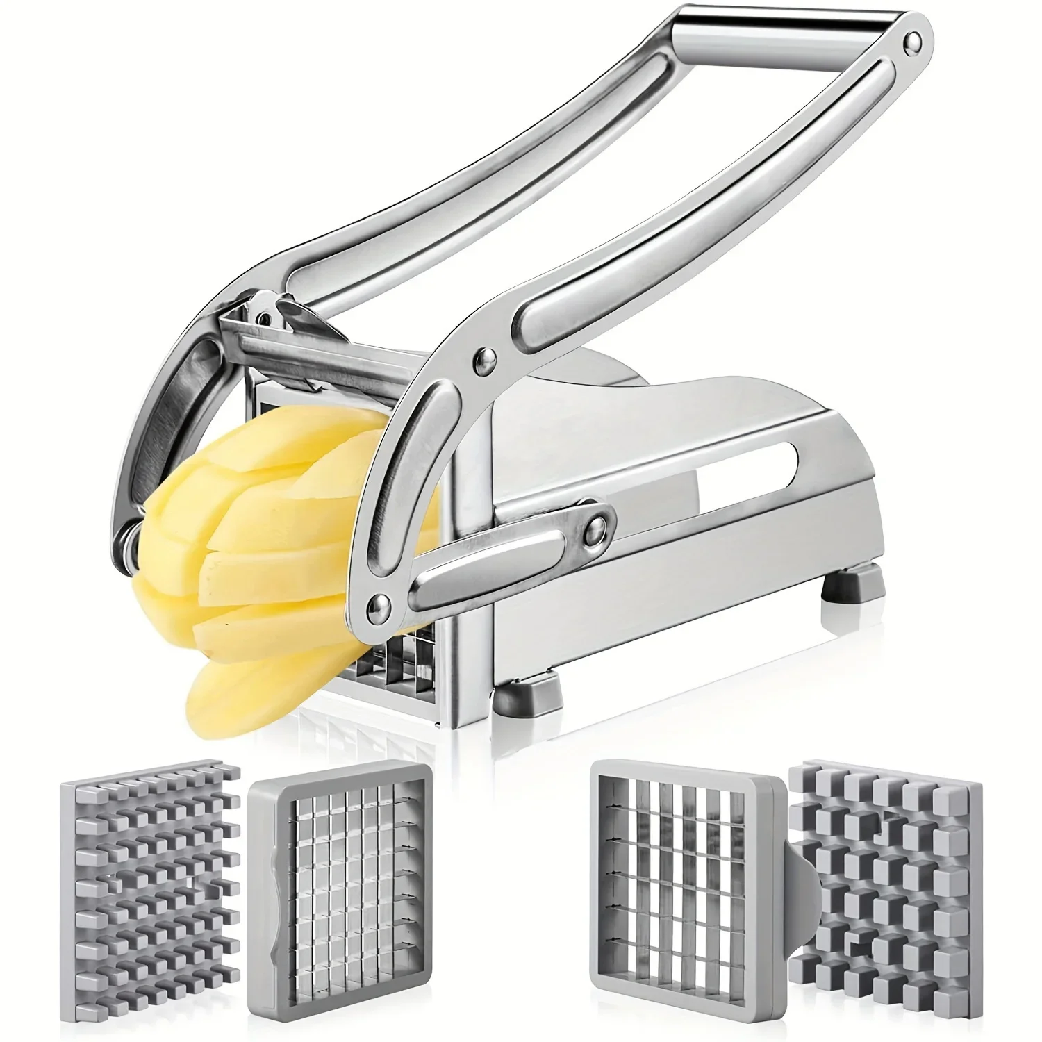 Cutting Potato Machine Multifunction Stainless Steel Cut Manual Vegetable Cutter Tool Potato Cut Cucumber Fruits And