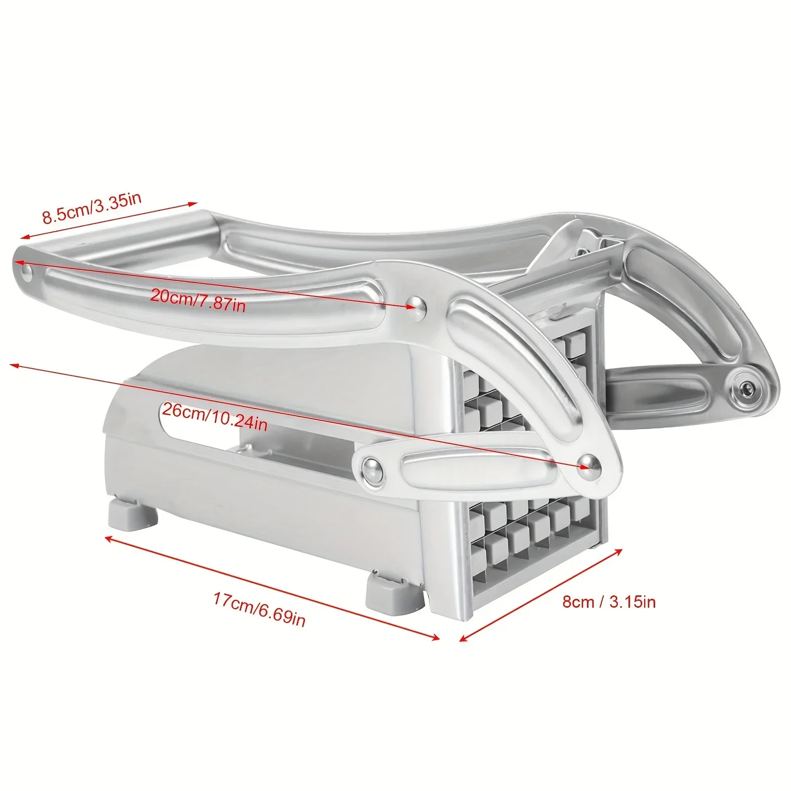 Cutting Potato Machine Multifunction Stainless Steel Cut Manual Vegetable Cutter Tool Potato Cut Cucumber Fruits And