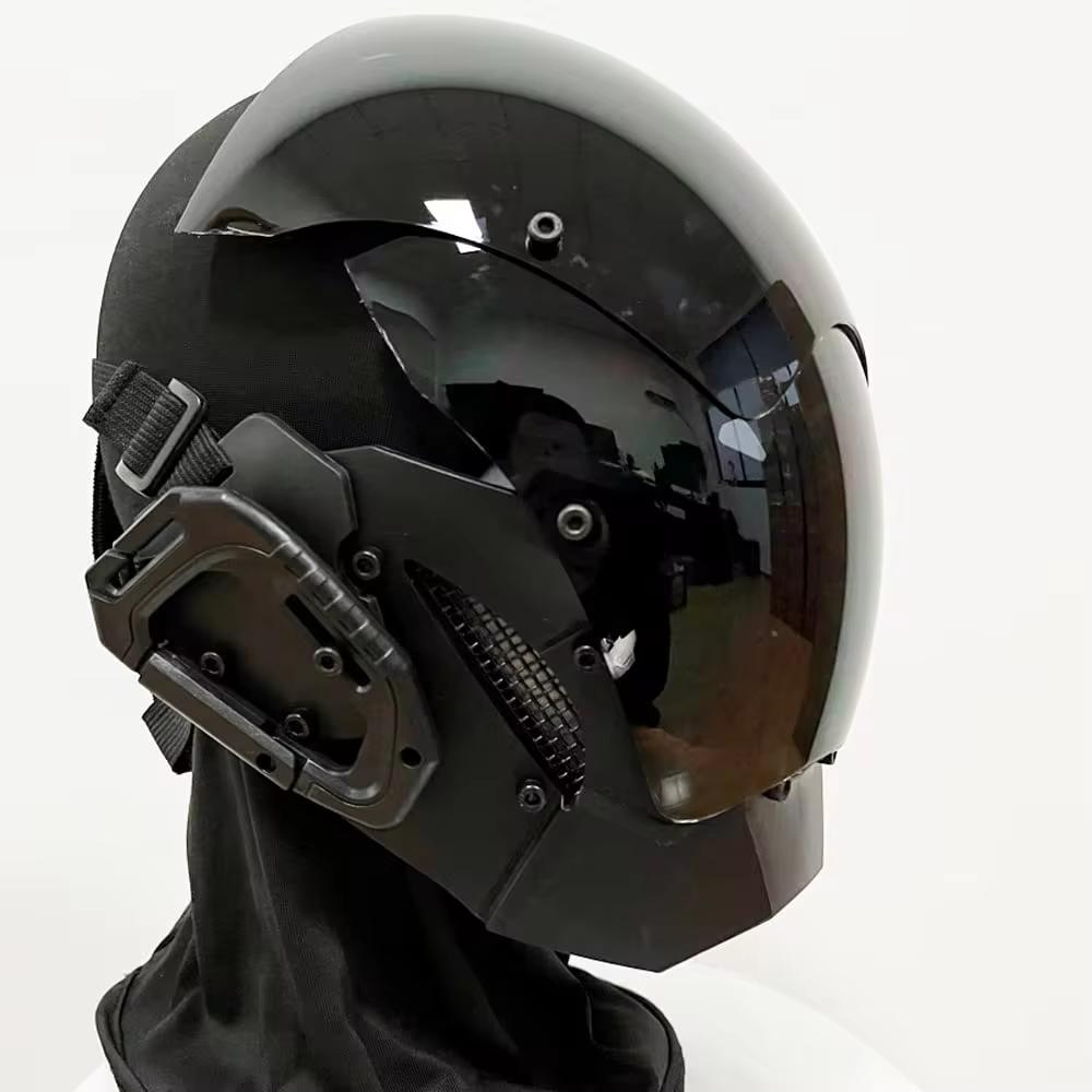 Cyberpunk Mask Playing Cosplay Robocop of the Future Futuristic Cool Standard Model Science Fiction for Halloween Party