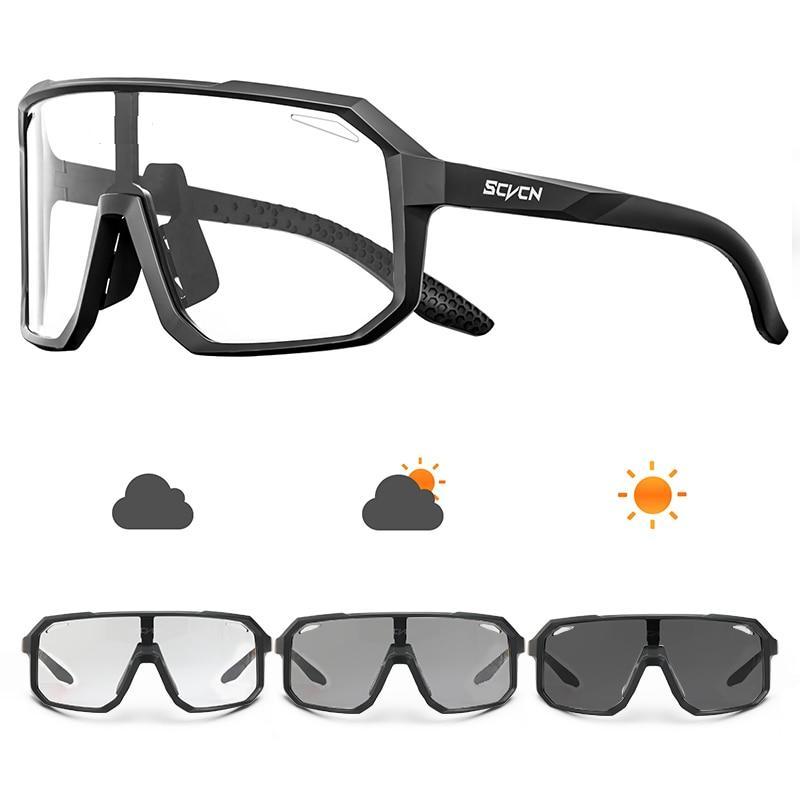 Cycling Glasses Photochromic Sunglasses Men Women Mountain Bike Road Eyewear New Bicycle Riding Outdoor Sports Hiking