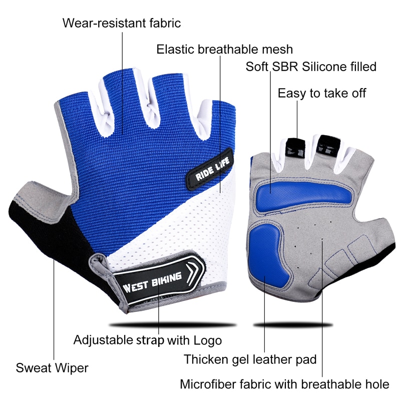 Cycling Gloves Half Finger Style Cycling Gloves Half Finger Style