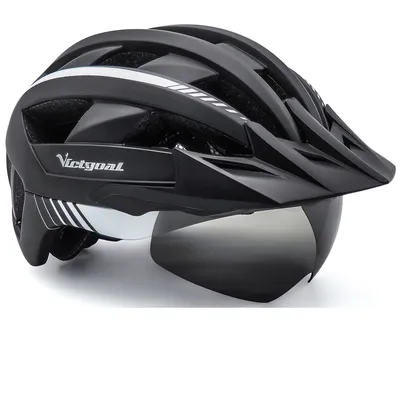 Cycling Helmet with Visor and Light Cycling Helmet with Visor and Light