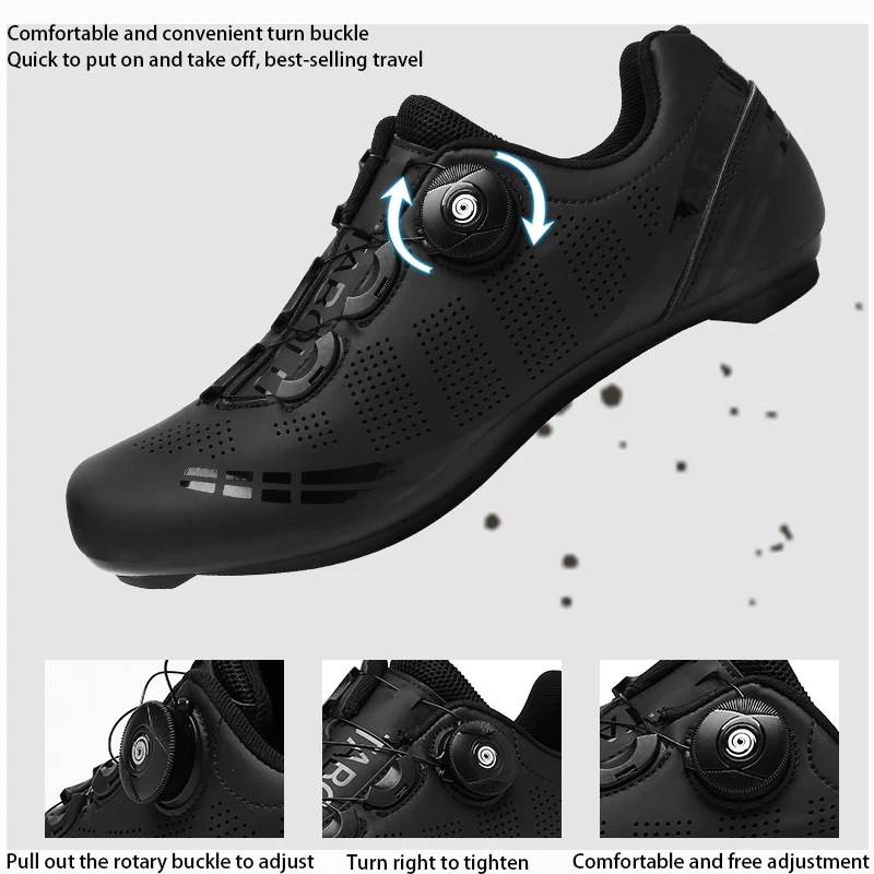 Cycling Shoes Road Bike Men Racing Contest Self-Locking Speed Bicycle Sneakers Women Spd Cleats Cycling Footwear