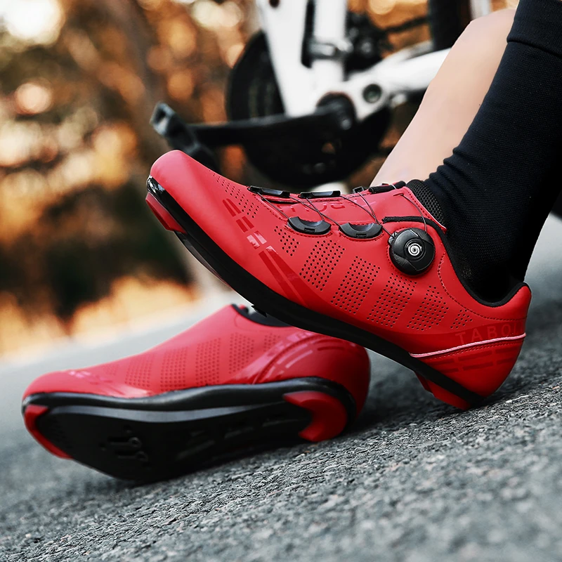 Cycling Shoes Road Bike Men Racing Contest Self-Locking Speed Bicycle Sneakers Women Spd Cleats Cycling Footwear