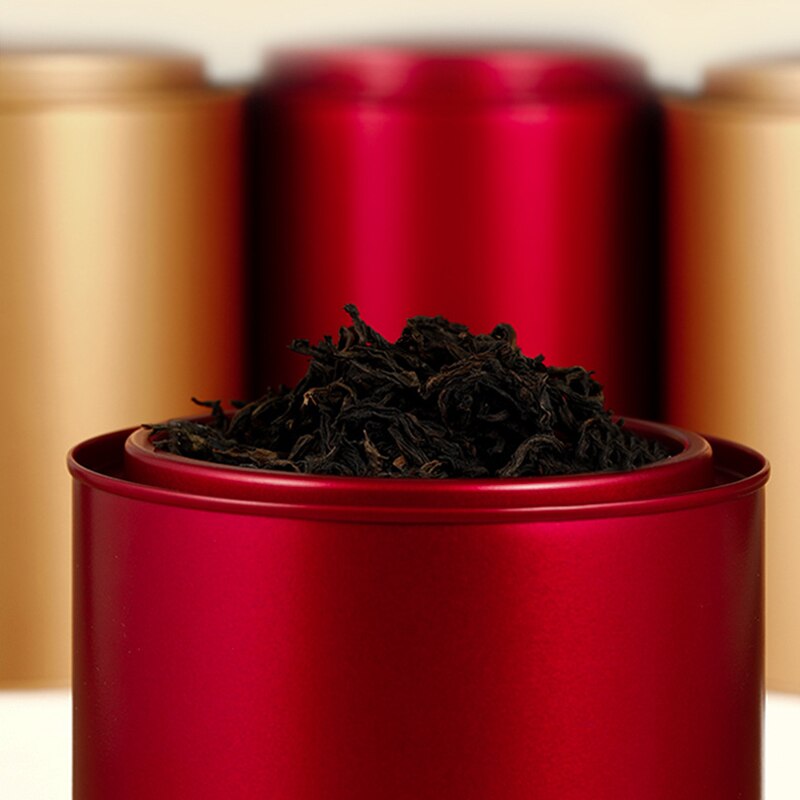Cylindrical 500g Tea Tin Canister Cylindrical 500g Tea Tin Canister