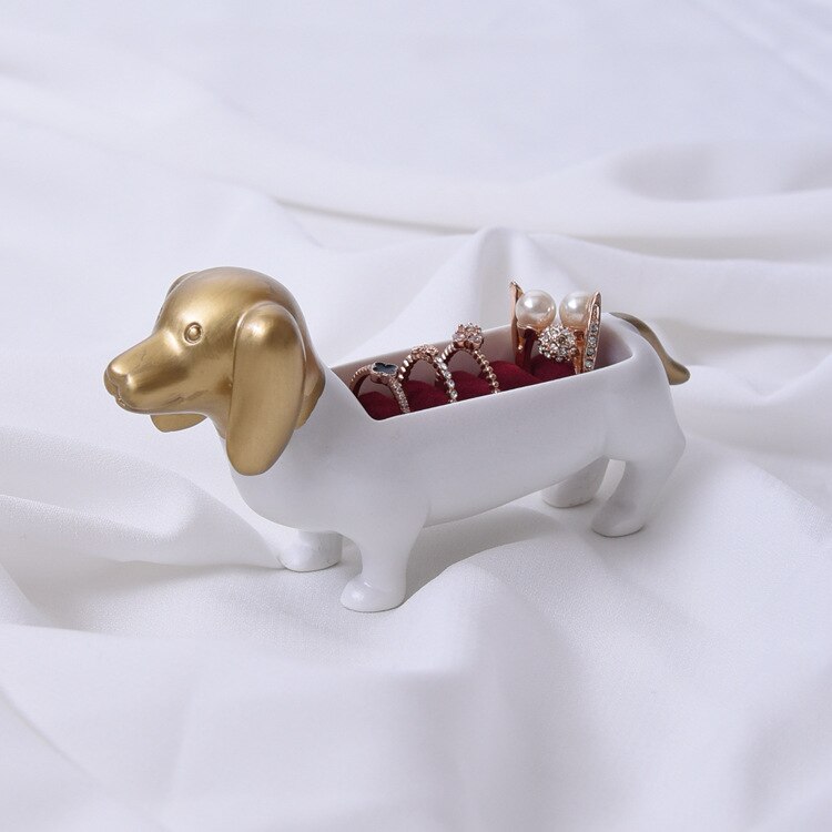 Dachshund Dog Ring Holder