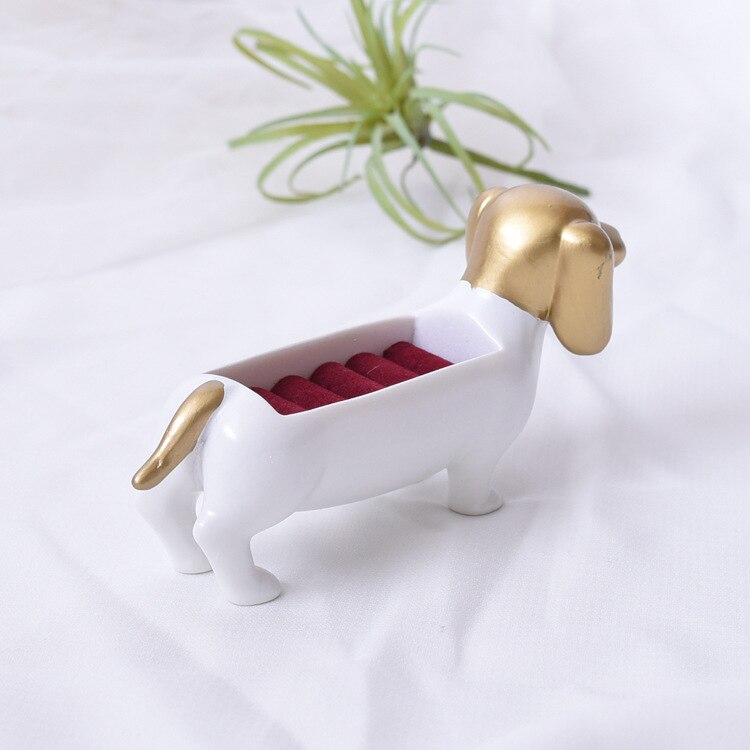 Dachshund Dog Ring Holder Dachshund Dog Ring Holder