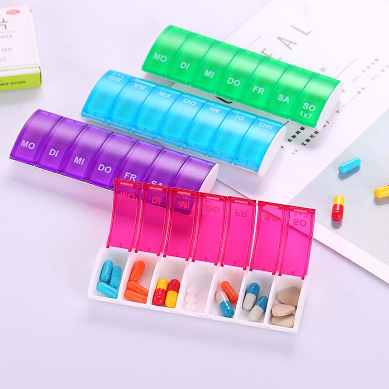 Daily Pill Organizer Container Daily Pill Organizer Container