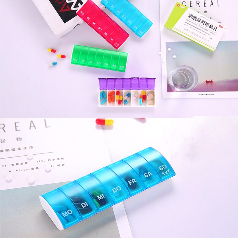 Daily Pill Organizer Container Daily Pill Organizer Container