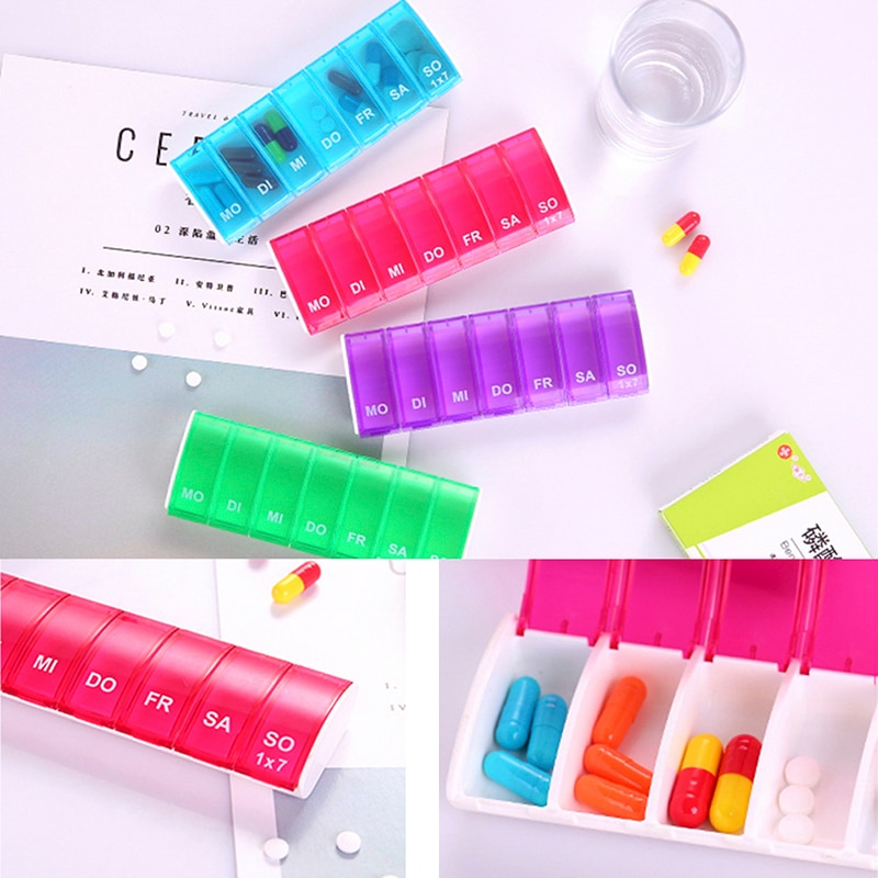 Daily Pill Organizer Container Daily Pill Organizer Container