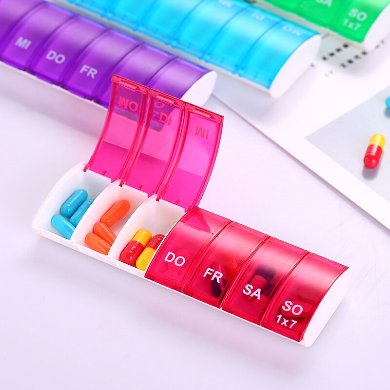 Daily Pill Organizer Container Daily Pill Organizer Container