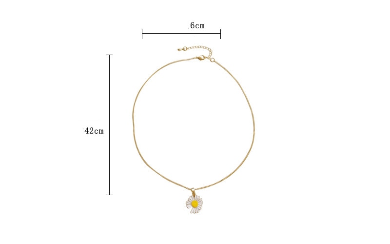 Daisy Necklace Summer Women Jewelry