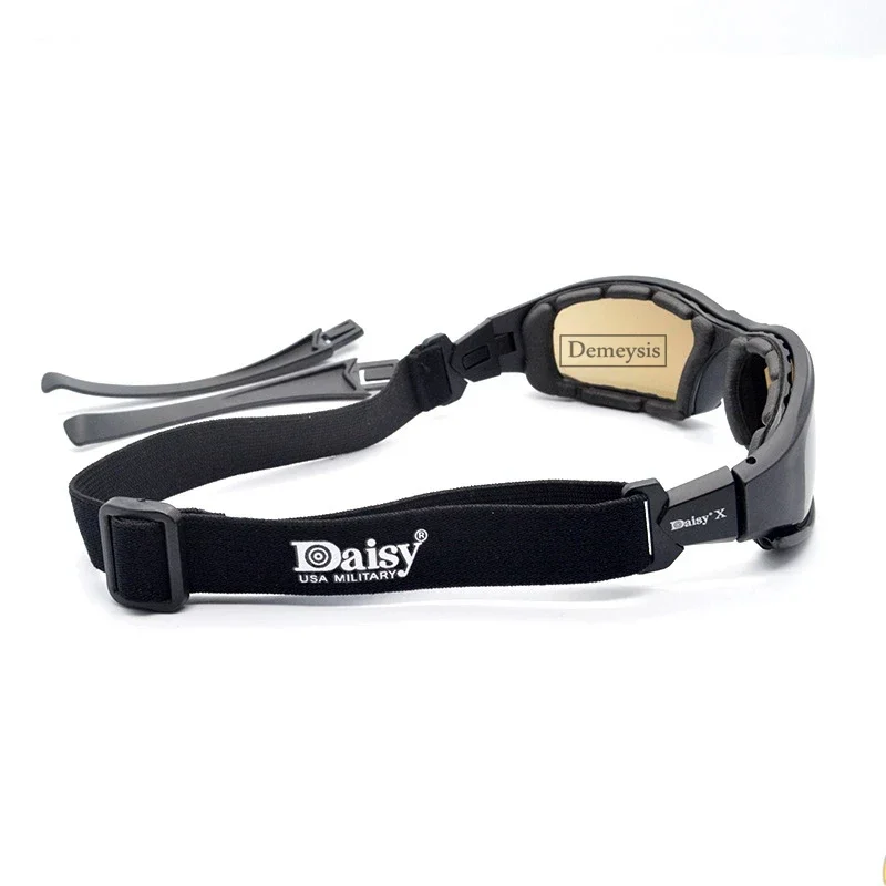 Daisy Tactical Polarized Glasses Outdoor Sport Goggles Sunglasses with 4 Lens Original Box Men Shooting Hiking Eyewear