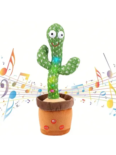 Dancing Talking Cactus Toy For Kids Singing Mimicking Recording Repeating What You Say Sunny Cactus Up Plus Dancing Talking Cactus Toy For Kids Singing Mimicking Recording Repeating What You Say Sunny Cactus Up Plus
