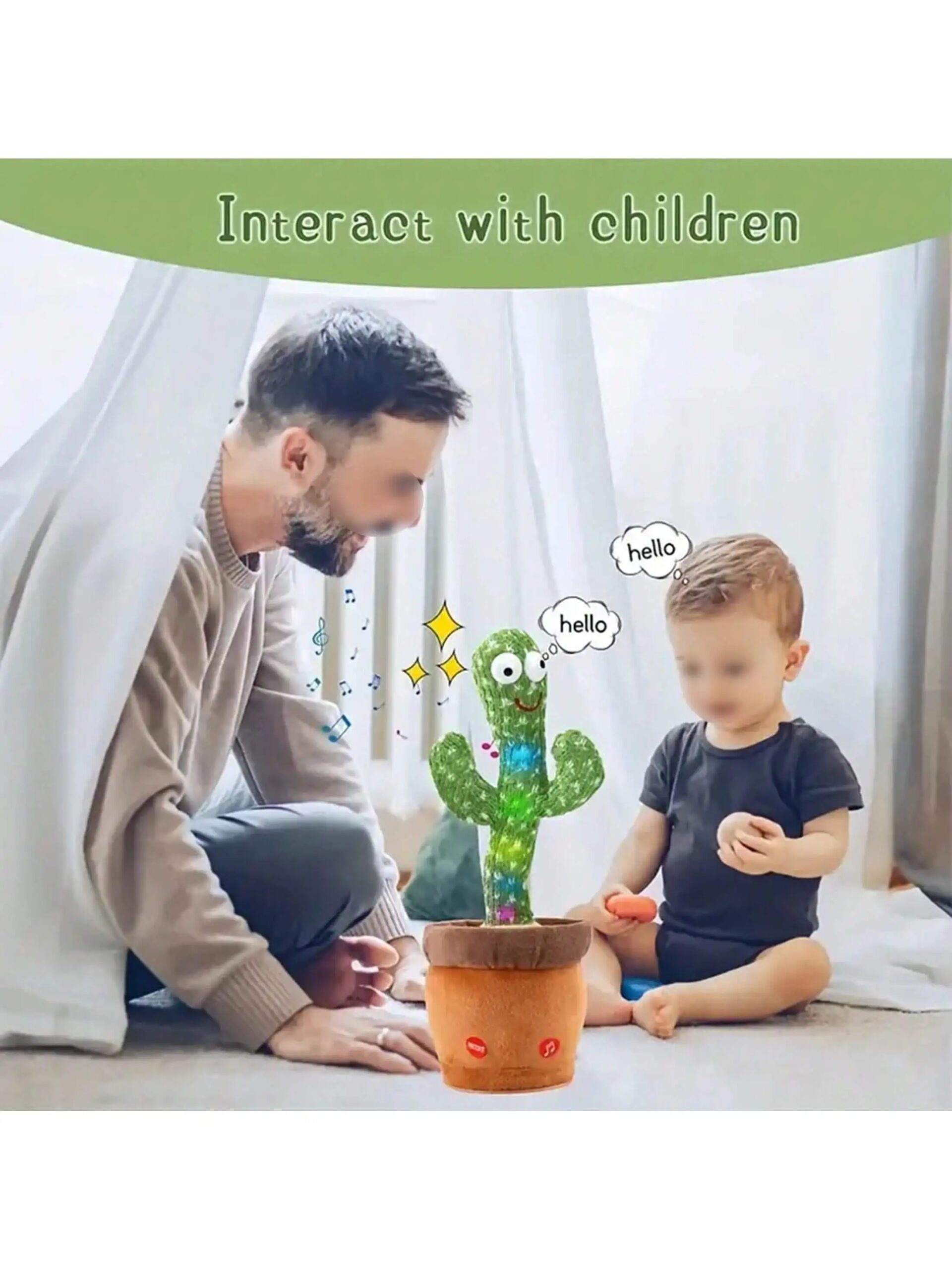 Dancing Talking Cactus Toy For Kids Singing Mimicking Recording Repeating What You Say Sunny Cactus Up Plus Dancing Talking Cactus Toy For Kids Singing Mimicking Recording Repeating What You Say Sunny Cactus Up Plus