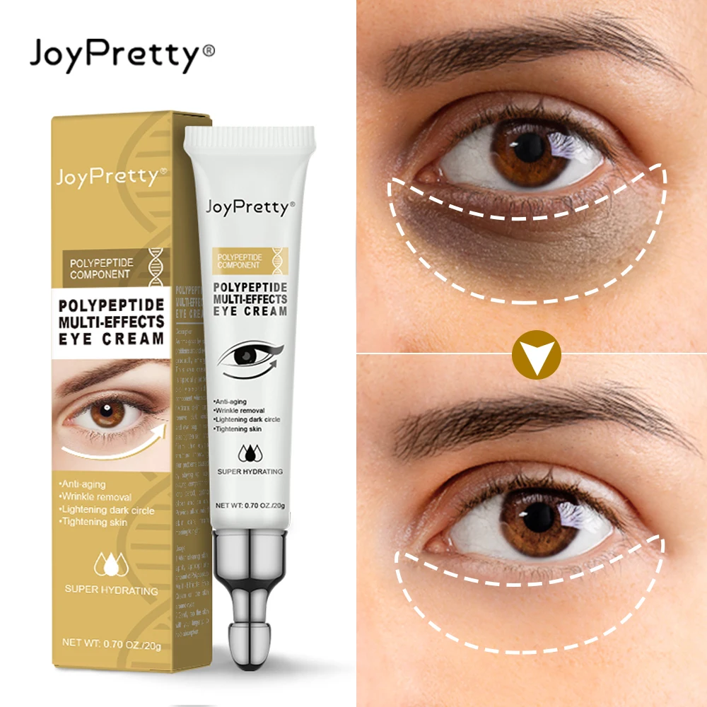 Dark Circle Remover Eye Cream Peptide Anti Wrinkle Removal Eye Bags Puffiness Fade Fine Lines Whitening Lightening Eye