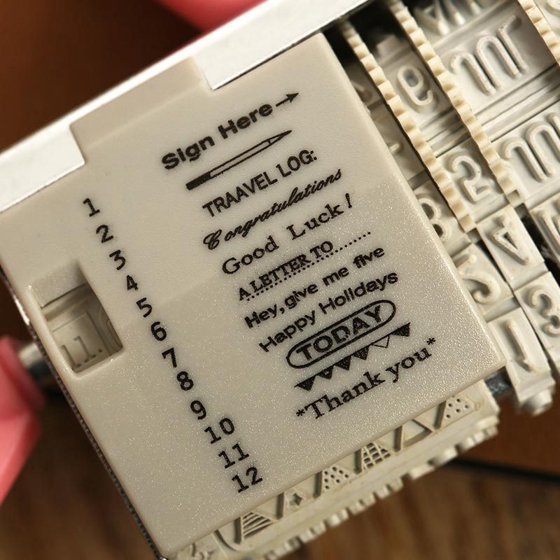 Date Stamp Words Roller Stamp Date Stamp Words Roller Stamp