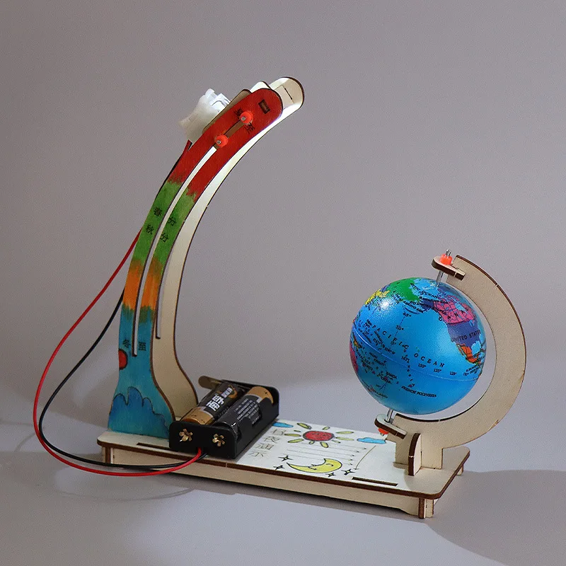 Day Night Alternation Globe Kids Science Toys DIY STEM Technological Physics Learning Kit Funny Teaching Aids Day Night Alternation Globe Kids Science Toys DIY STEM Technological Physics Learning Kit Funny Teaching Aids