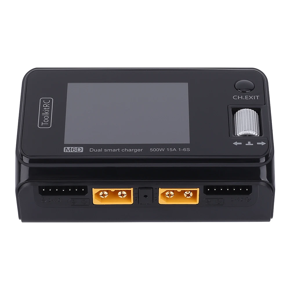 DC Dual Channel MINI Smart Charger Discharger For 1-6S Lipo Battery FPV Model Spare Part Replace