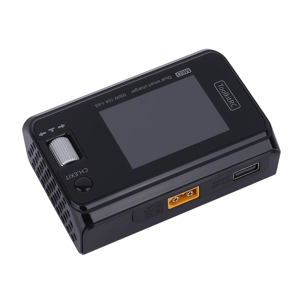 DC Dual Channel MINI Smart Charger Discharger For 1-6S Lipo Battery FPV Model Spare Part Replace