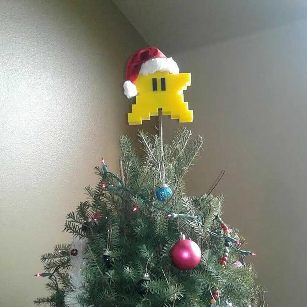 Decoration Noel Cute Xmas Ornament Cartoon Large Starfish Pendant Christmas Tree Super Marios Bros Star Tree Christmas Decoration Noel Cute Xmas Ornament Cartoon Large Starfish Pendant Christmas Tree Super Marios Bros Star Tree Christmas