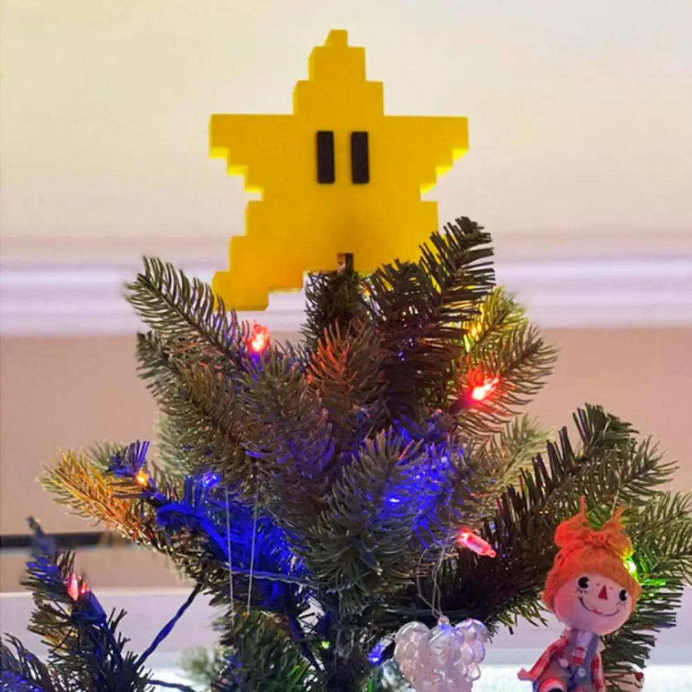 Decoration Noel Cute Xmas Ornament Cartoon Large Starfish Pendant Christmas Tree Super Marios Bros Star Tree Christmas Decoration Noel Cute Xmas Ornament Cartoon Large Starfish Pendant Christmas Tree Super Marios Bros Star Tree Christmas