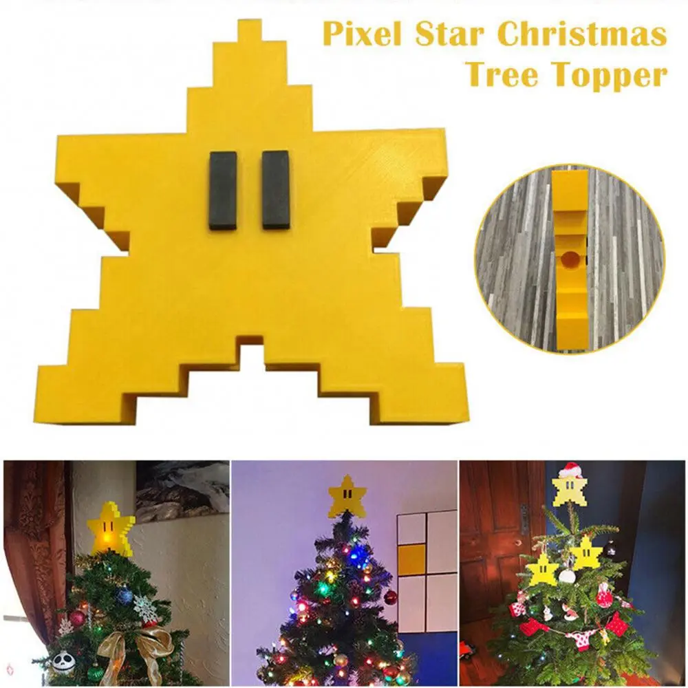 Decoration Noel Cute Xmas Ornament Cartoon Large Starfish Pendant Christmas Tree Super Marios Bros Star Tree Christmas Decoration Noel Cute Xmas Ornament Cartoon Large Starfish Pendant Christmas Tree Super Marios Bros Star Tree Christmas