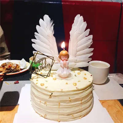 Decorative Angel Wings Cake Topper Decorative Angel Wings Cake Topper